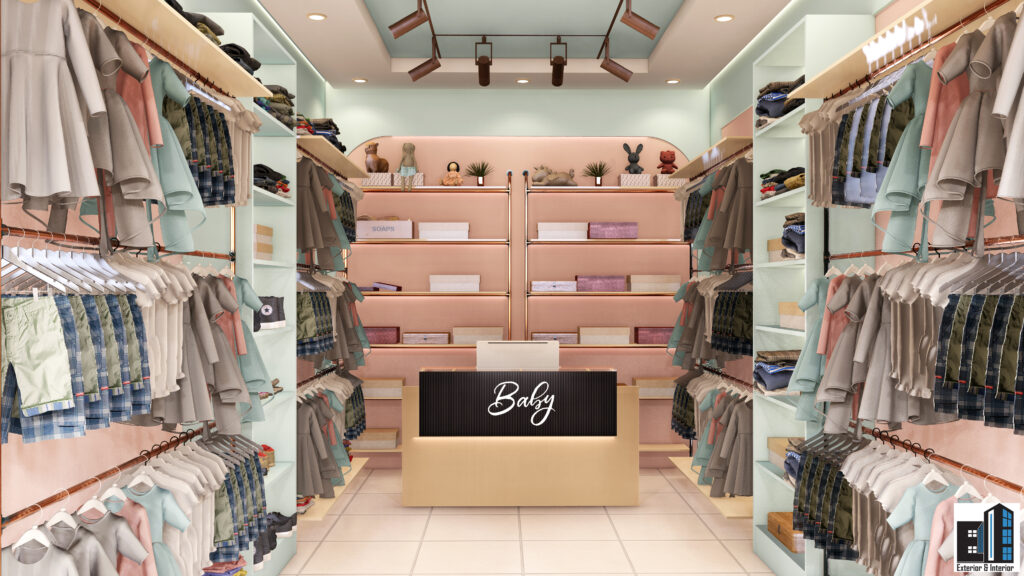 Modern shop commercial exterior and interior design project by Exterior & Interior